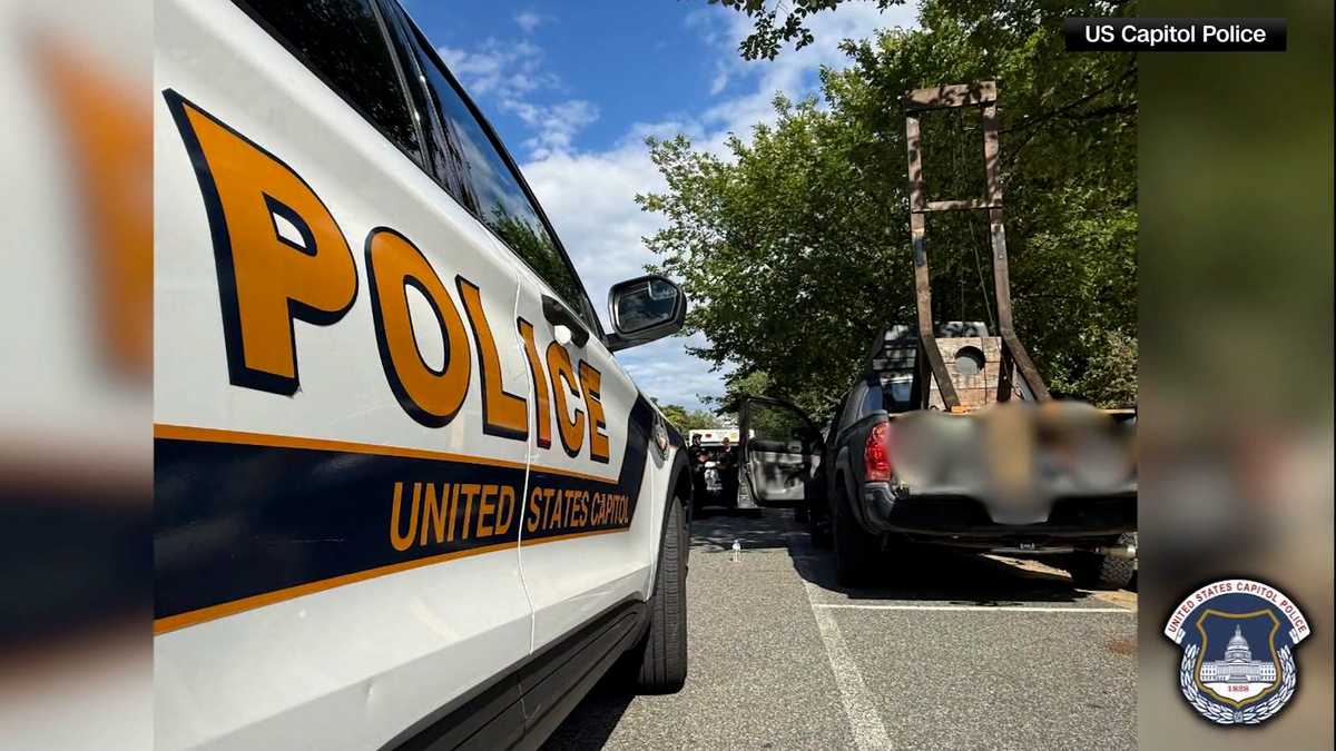 California man with guillotine arrested near US Capitol