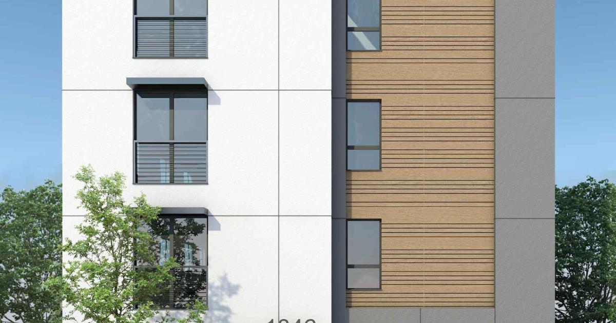 Affordable housing takes shape at 1332 and 1346 N. Fairfax Avenue