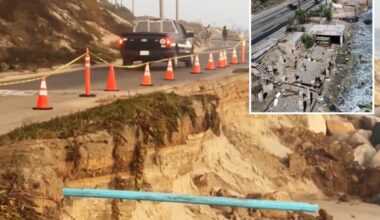 Pictures show Malibu beach destroyed by sudden coastal erosion