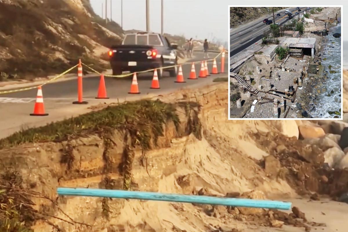 Pictures show Malibu beach destroyed by sudden coastal erosion