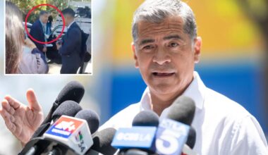 Xavier Becerra dodges reporters after Sacramento presser