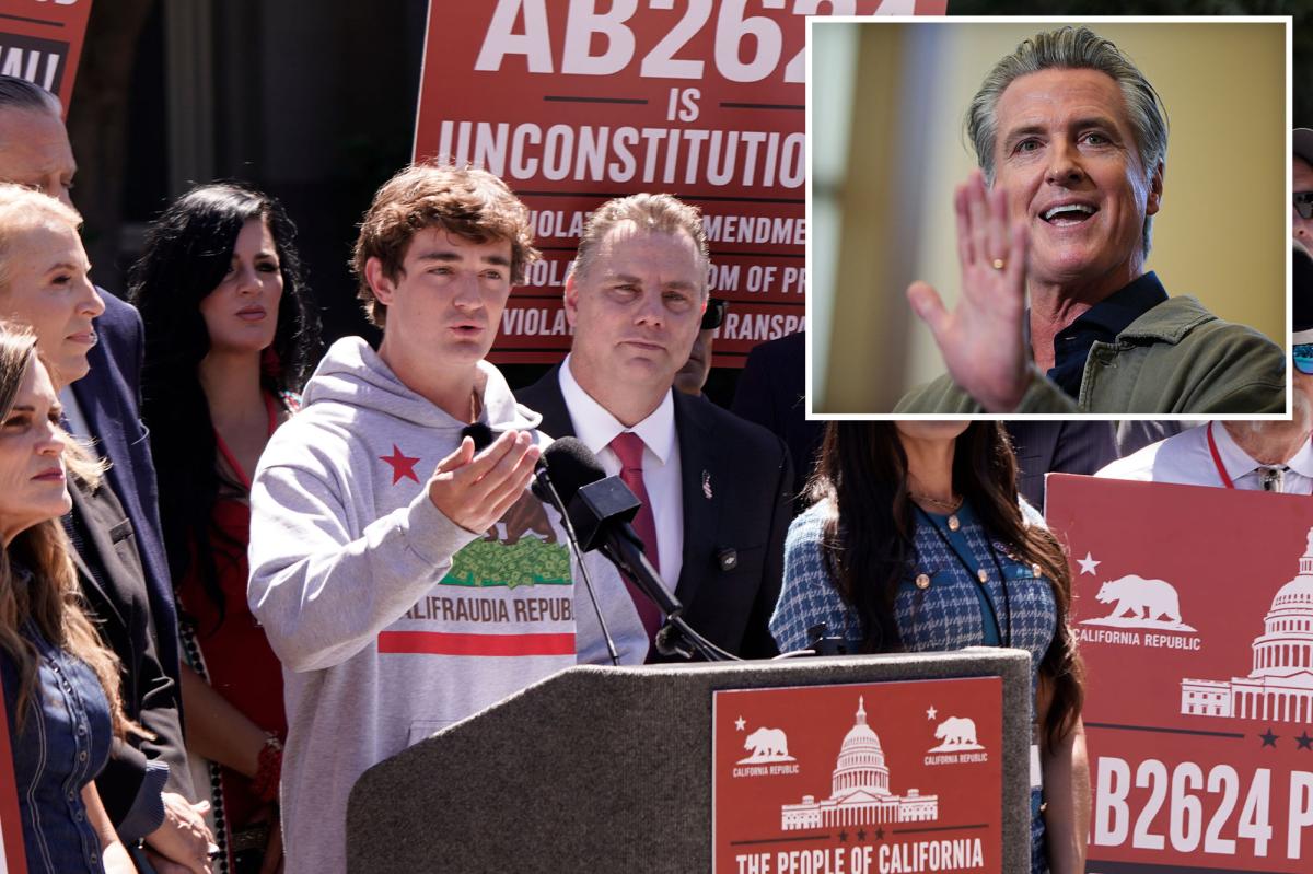 Nick Shirley, California GOP promise fight against 'censorship' law