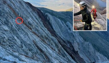 Sierra Nevada hiker trapped on 6-inch ledge 10,000 foot up California mountain
