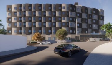 Construction goes vertical for affordable housing at 1540 Court St. in Echo Park