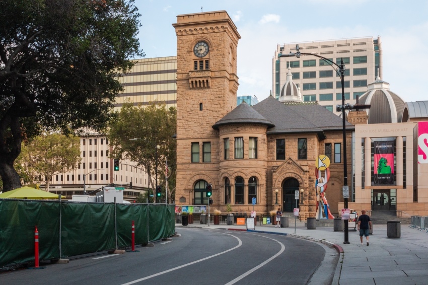 The San Jose Museum of Art is housed in a former post office. 