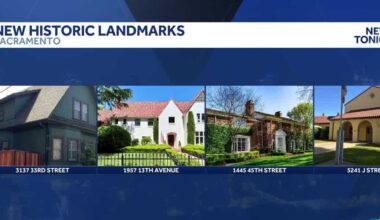 Sacramento designates four properties as historic landmarks