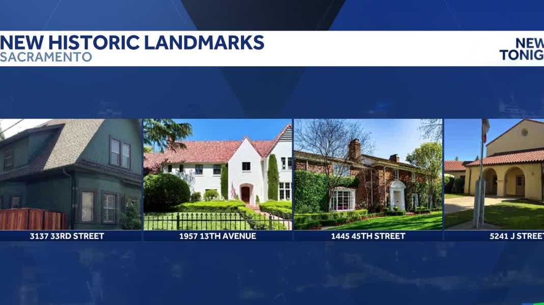 Sacramento designates four properties as historic landmarks