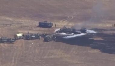 Marine Corps says F-35B stealth fighter crashed in California, pilot ejected