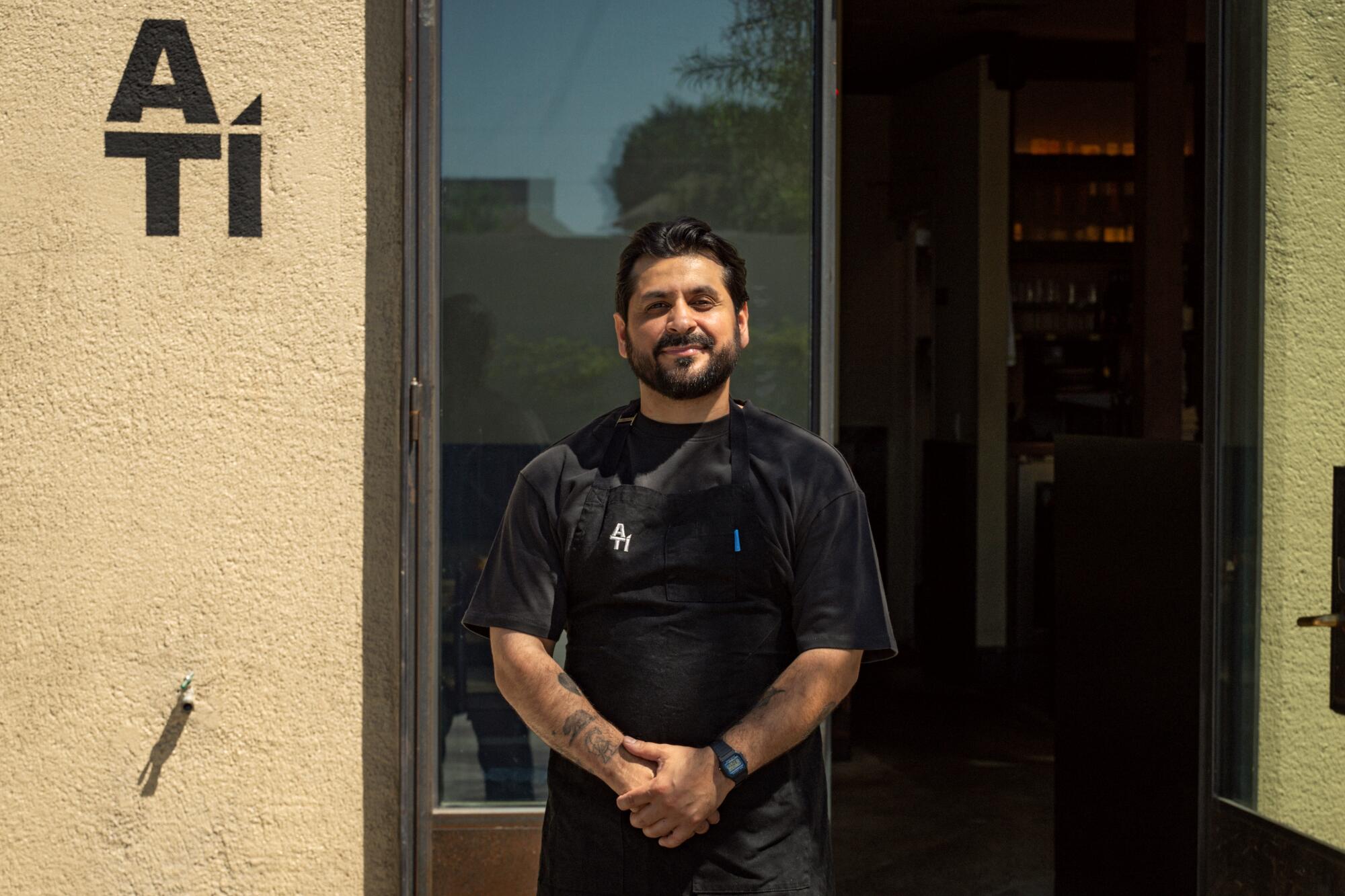 Chef-owner Andrew Ponce grew up in Los Angeles.