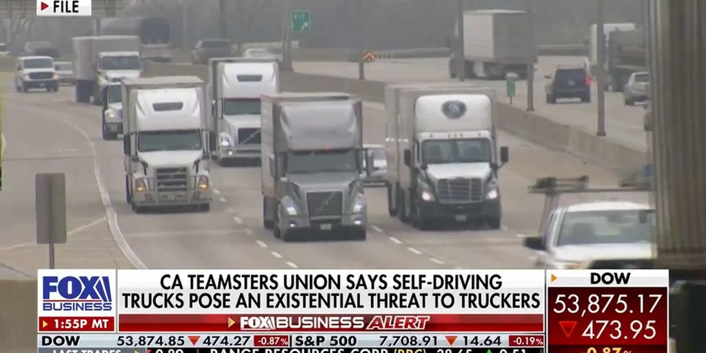 Teamsters lawsuit targets California over self-driving truck regulations