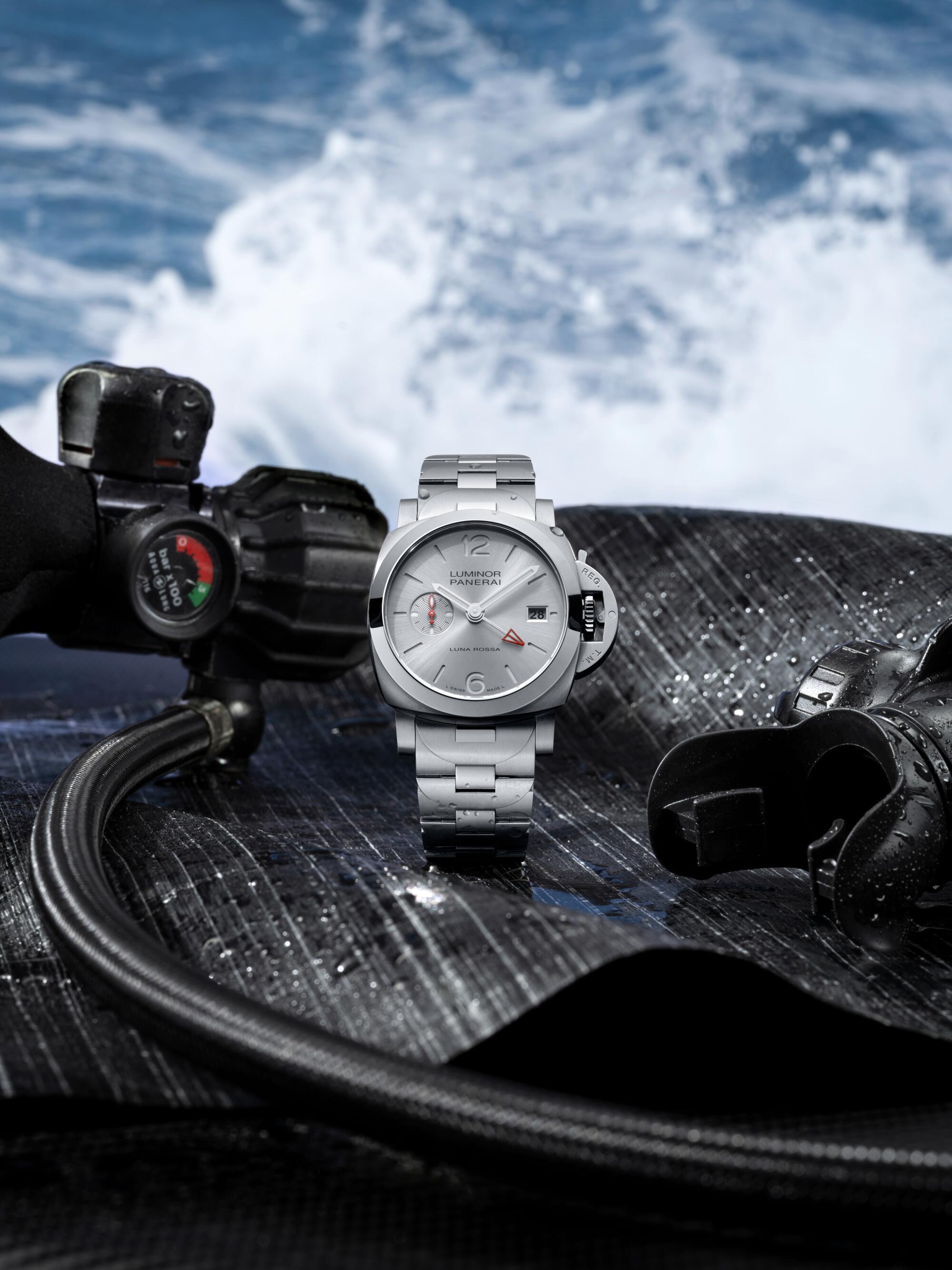 Panerai, Luminor Luna Rossa GMT PAM01791 watch. Coveted selection for Image Magazine's August 2026 Issue.