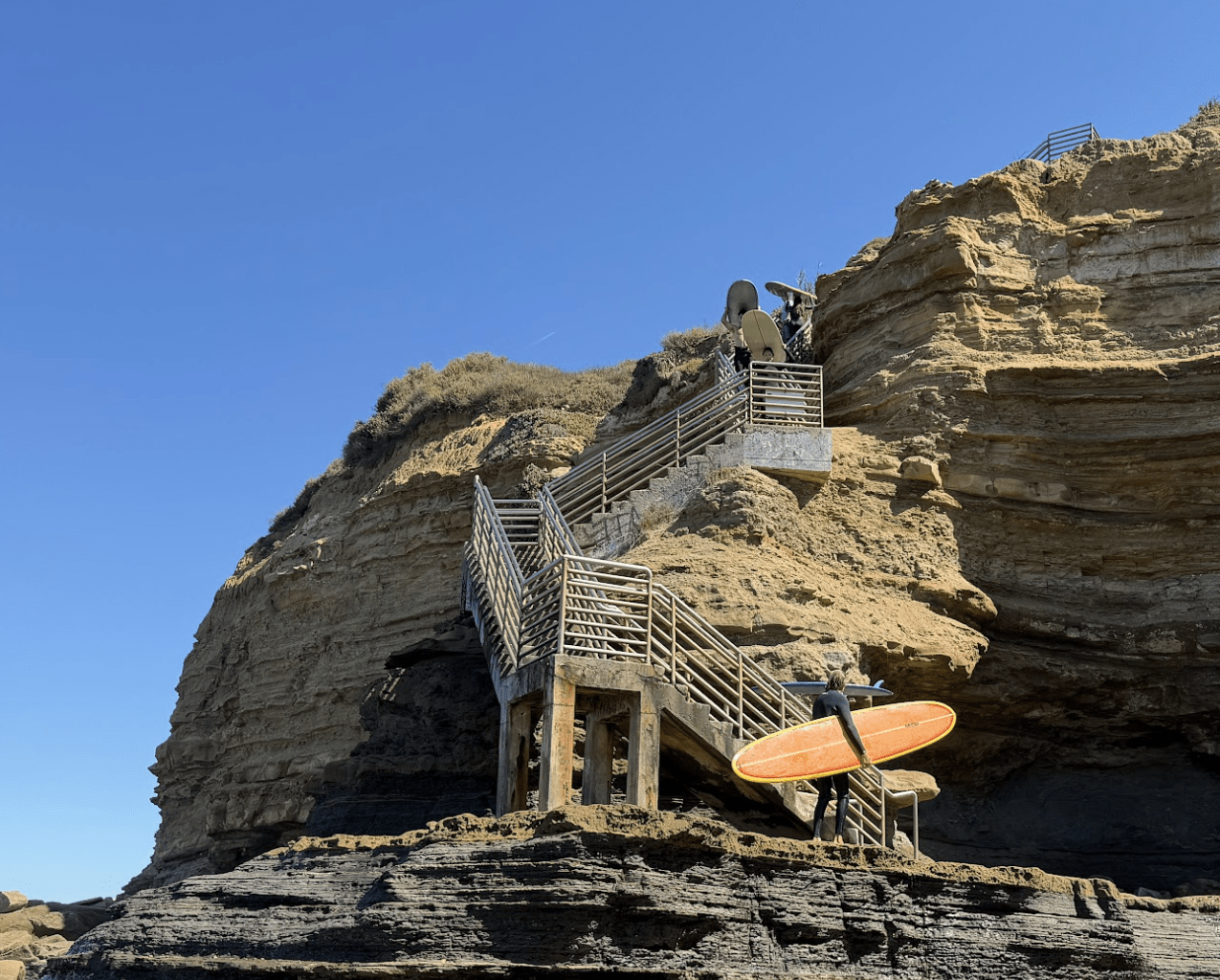 How San Diego’s first and only 'surfing coordinator' brought stairs to Garbage Beach