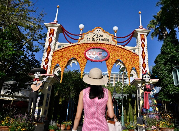 Plaza de la Familia during Halloween inside Disney California Adventure Park on Friday, Sept. 2, 2022, in Anaheim, CA. (Photo by Jeff Gritchen, Orange County Register/SCNG)