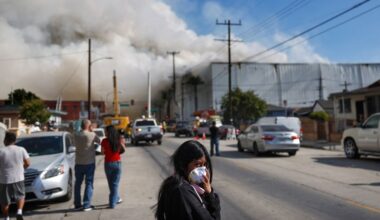 Los Angeles’ Boyle Heights neighborhood was terrorized by a raging warehouse inferno. Now it’s tormented by the suffocating stench