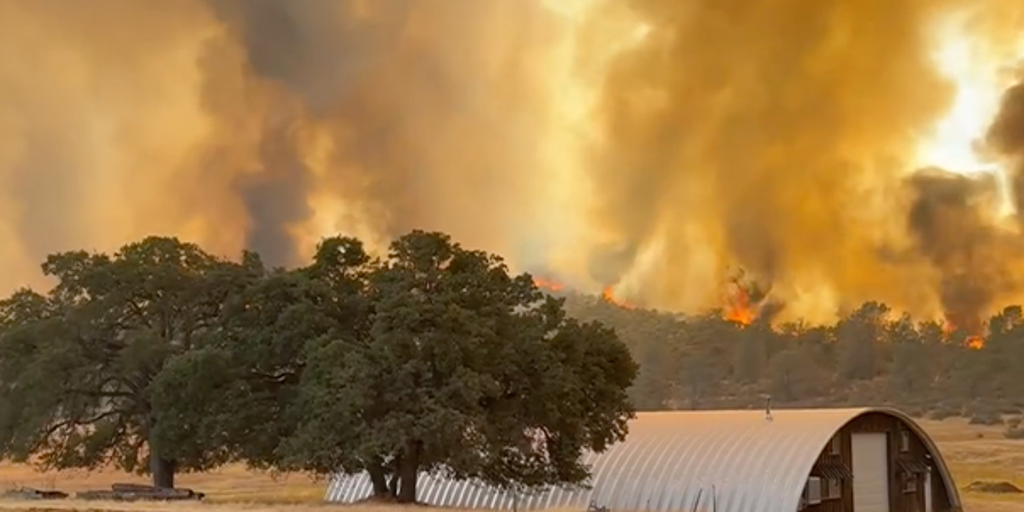 Immediate evacuations underway as wildfires spread in Nevada and California