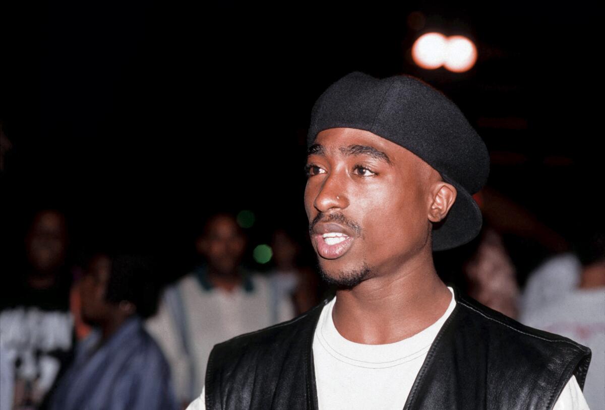 Rapper Tupac Shakur