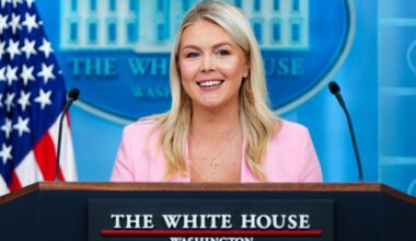 Trump announces White House press secretary Karoline Leavitt leaving role