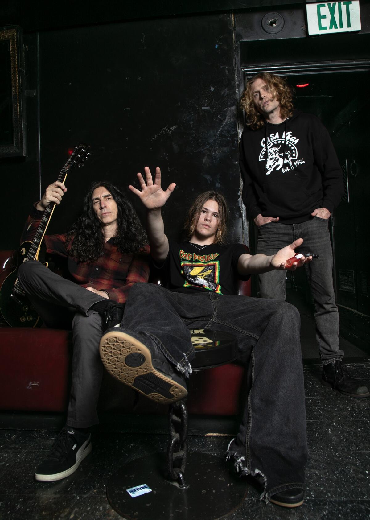 The band Chevy Metal downstairs at the Viper Room on the Sunset Strip. 