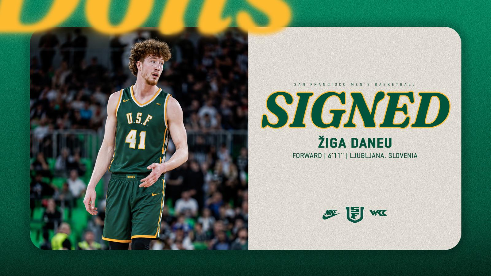 San Francisco Adds Forward Žiga Daneu