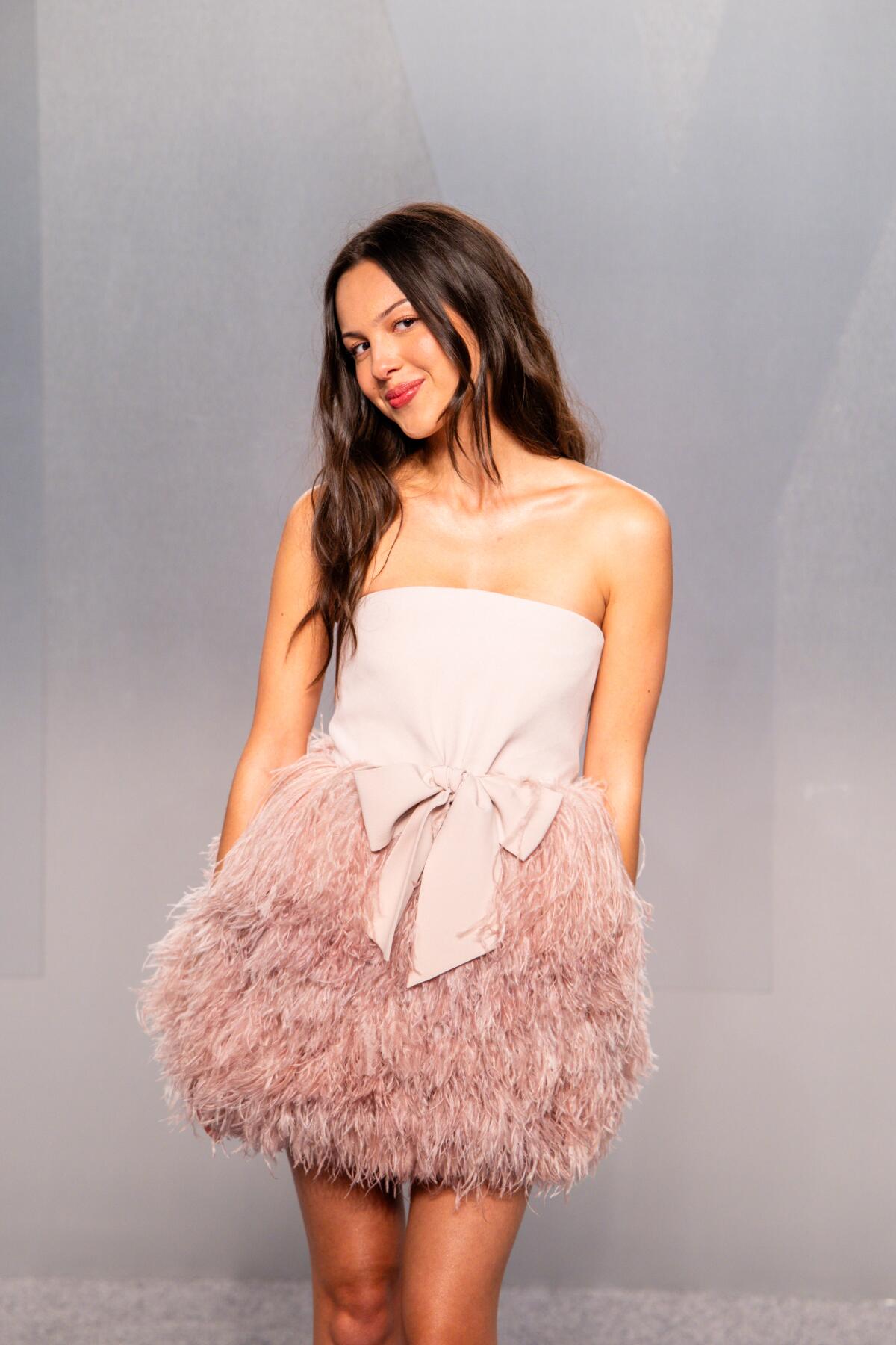 Olivia Rodrigo attends the Vanity Fair Oscar party.