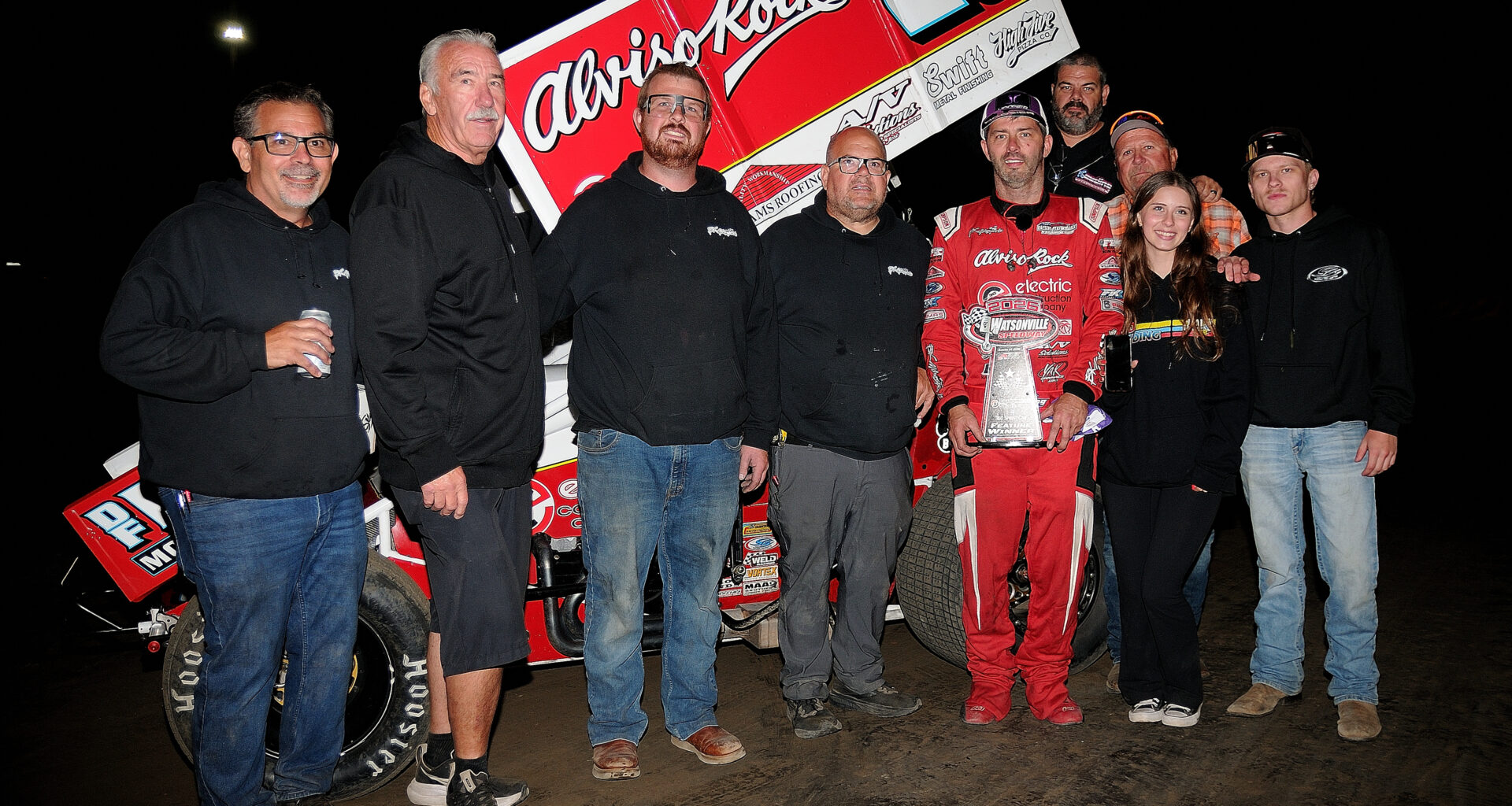 San Jose’s Bud Kaeding wins his first sprint car feature this season