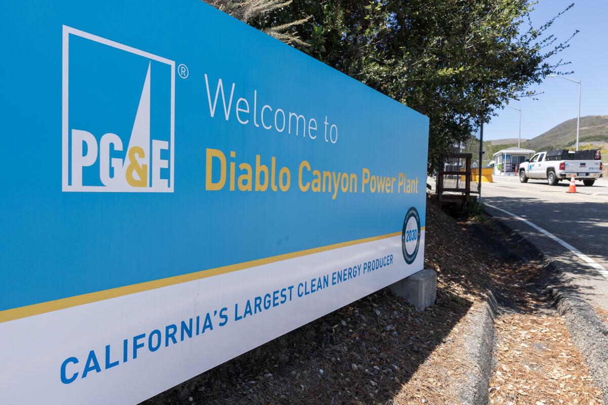 Diablo Canyon Power Plant in San Luis Obispo County