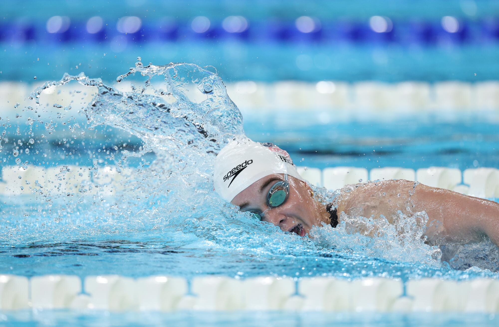 American Alexandra Truwit competes during the women's 400-meter freestyle during the Paralympics on Sept. 5, 2024.