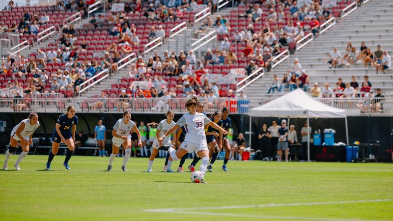 Women's Soccer Battles to Draw With California in Home Opener