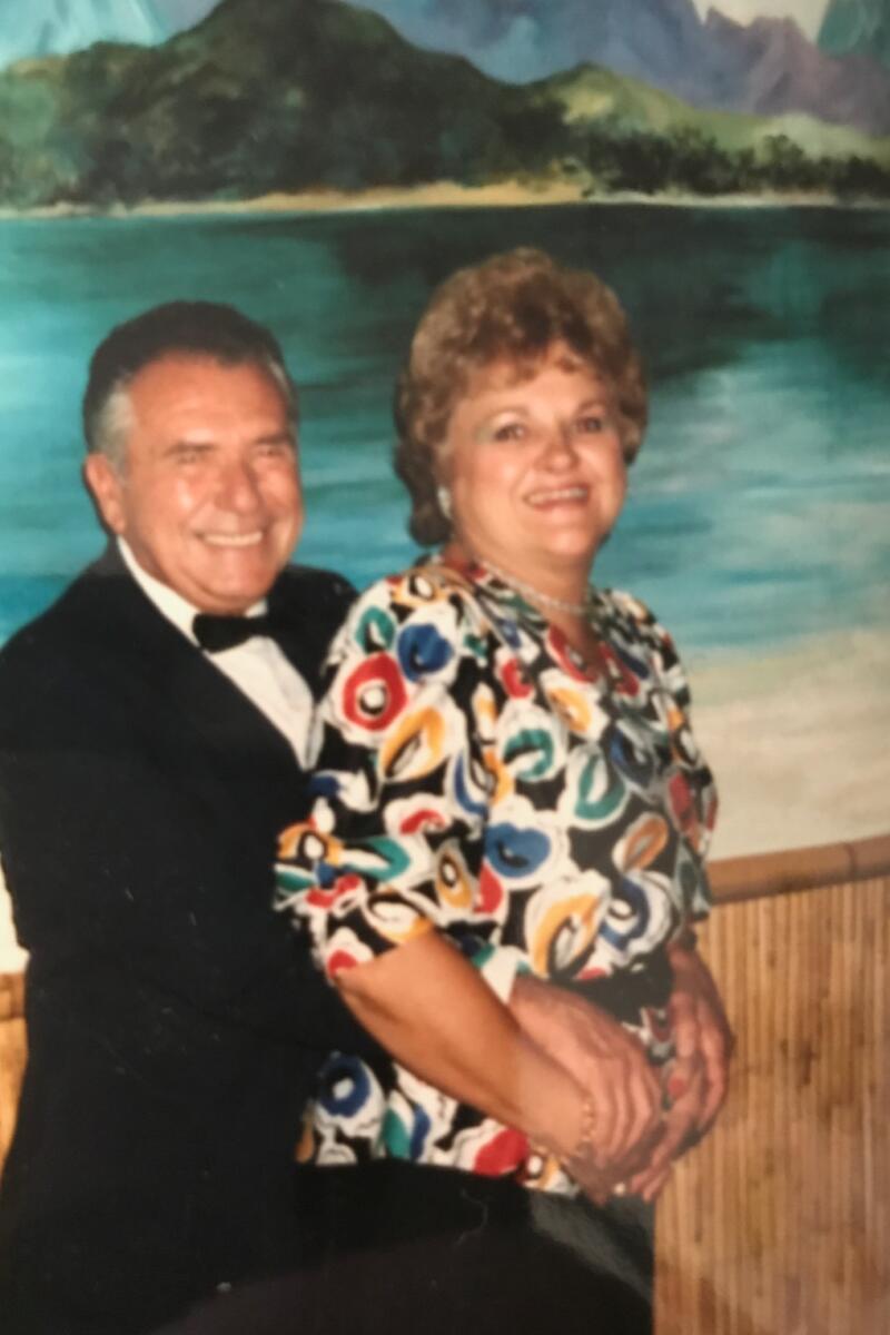 Robert and Norma Blair celebrated their 40th wedding anniversary in the private party room at Damon's in Glendale in 1987.
