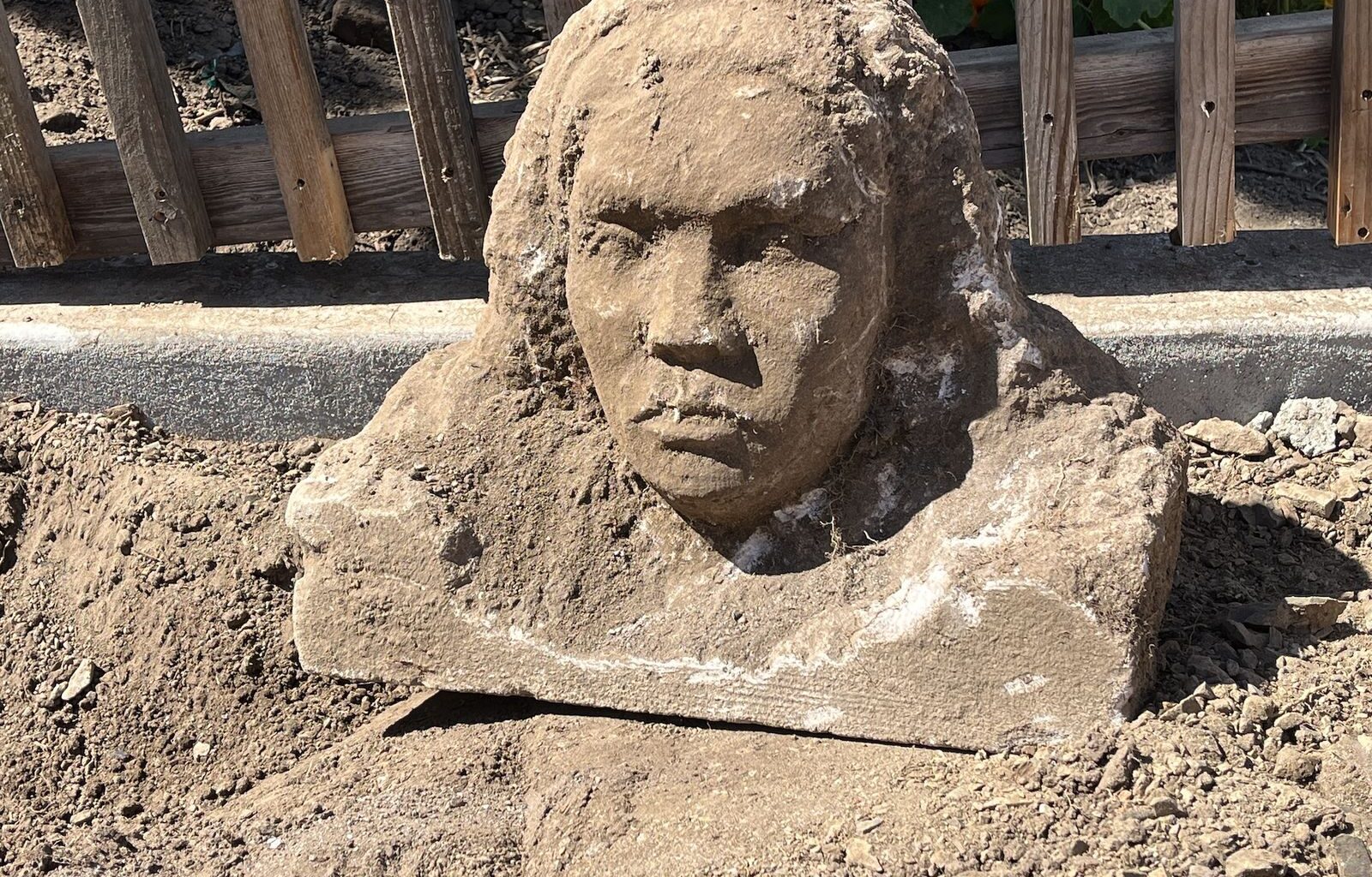 This Couple Found a Mysterious 150-Pound Sculpture Buried in Their Backyard. Now, They're Trying to Figure Out Who Made It