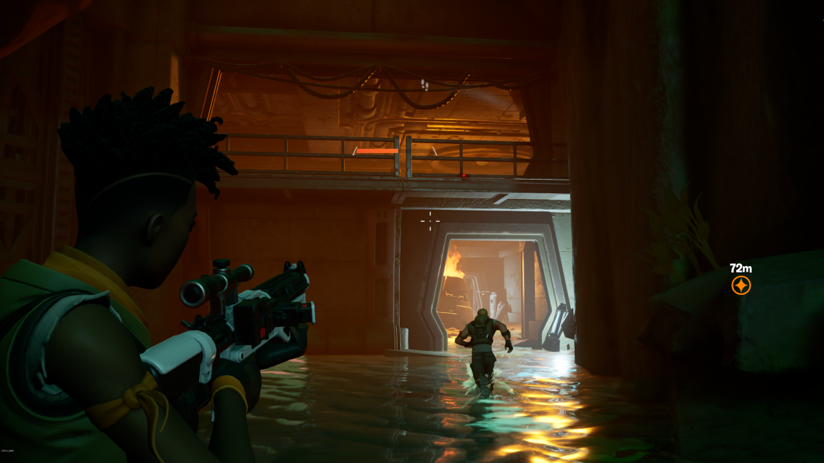 A still from the Smugglers Gambit game in Fortnite.
