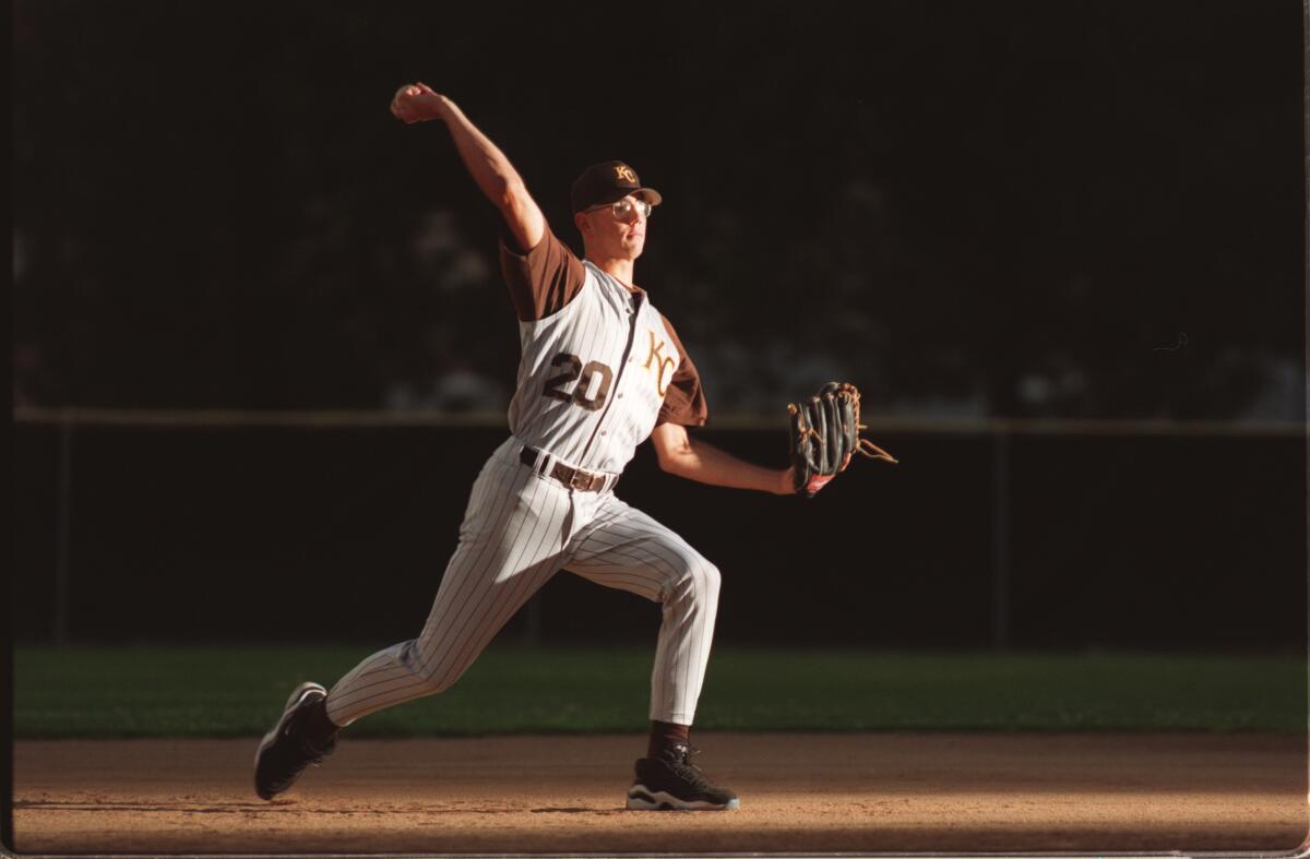 Jon Garland pitching for Kennedy High.
