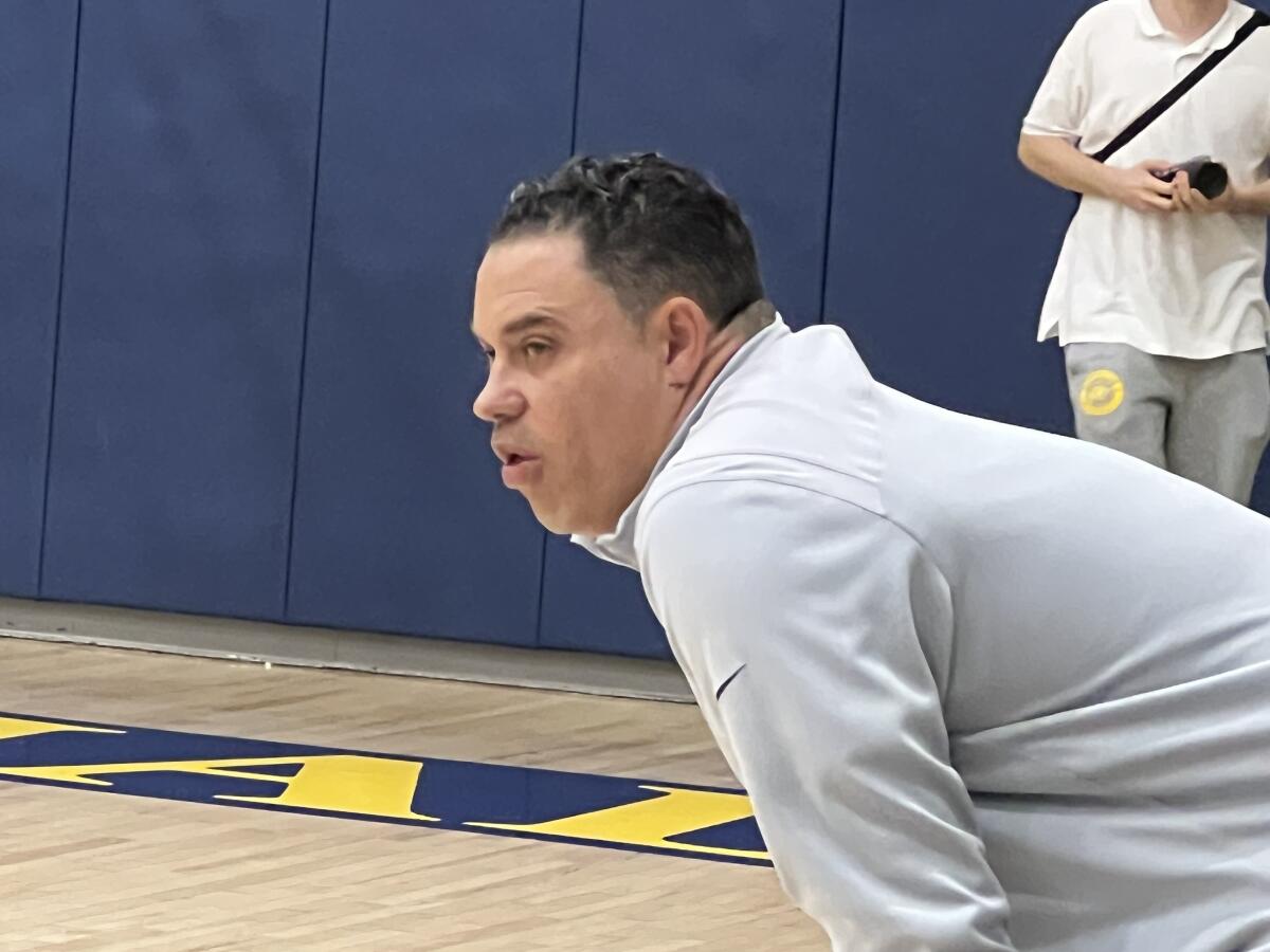 Brentwood coach Ryan Bailey.