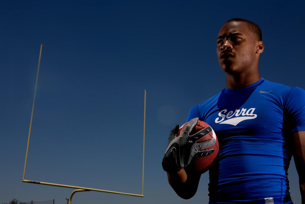 Serra High School receiver Robert Woods in 2008.