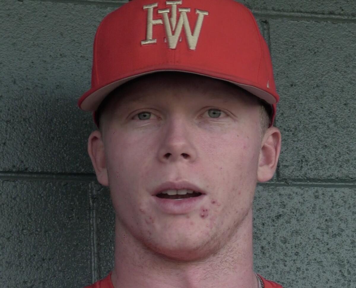 Pete Crow-Armstrong of Harvard-Westlake poses for a photo.