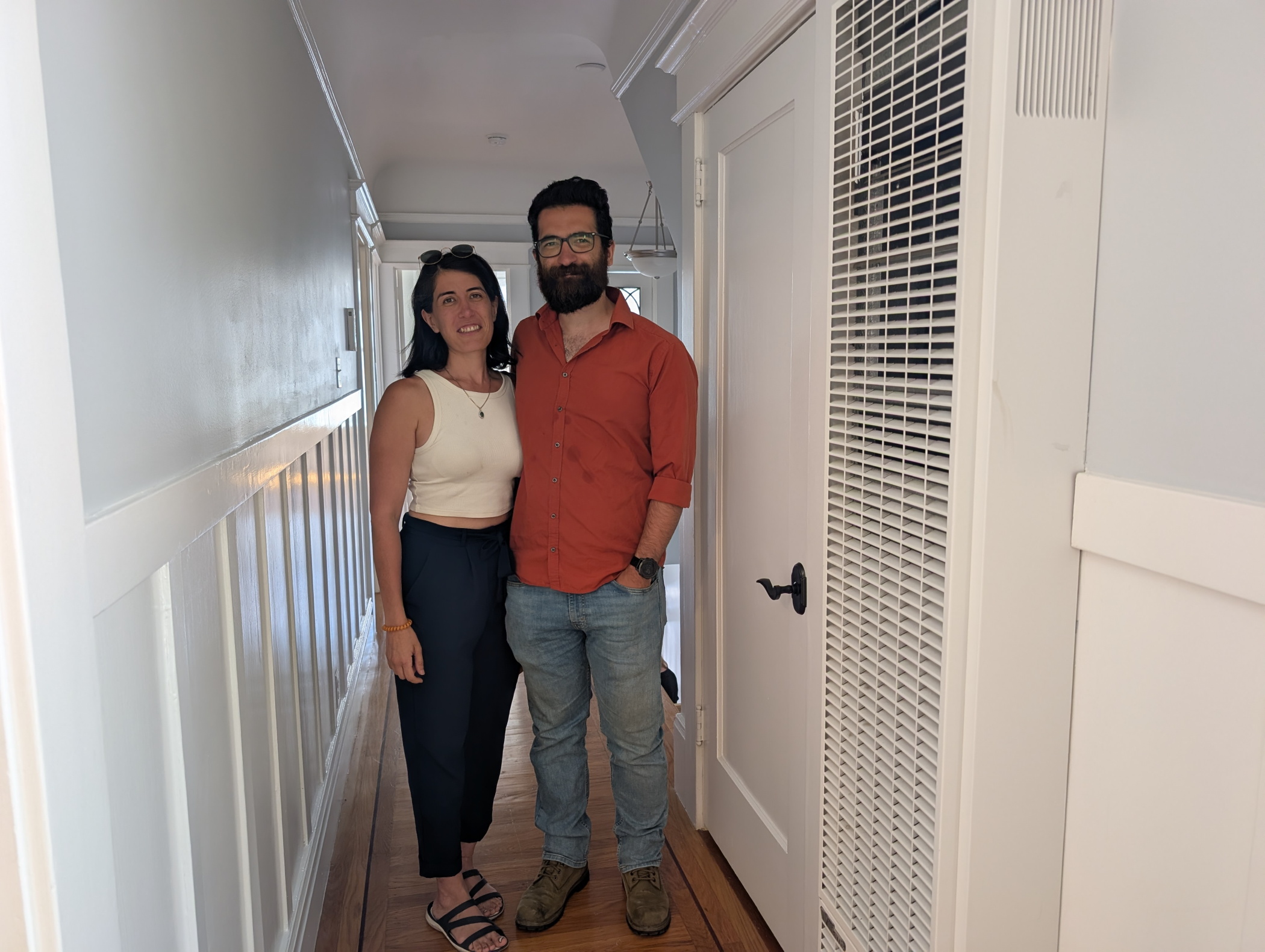Sahand Mozaffari and Donia Zaheri said they were rethinking their rent budget after seeing some 20 homes in the space of a few days. (Rachel Scheier/CoStar)