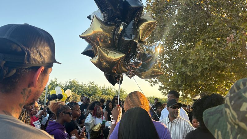 Family and friends held a vigil at Independence High School following Friday’s shooting. The victim, 17-year-old Levi Brown, was remembered and honored by loved ones during the vigil. KBAK/KBFX.