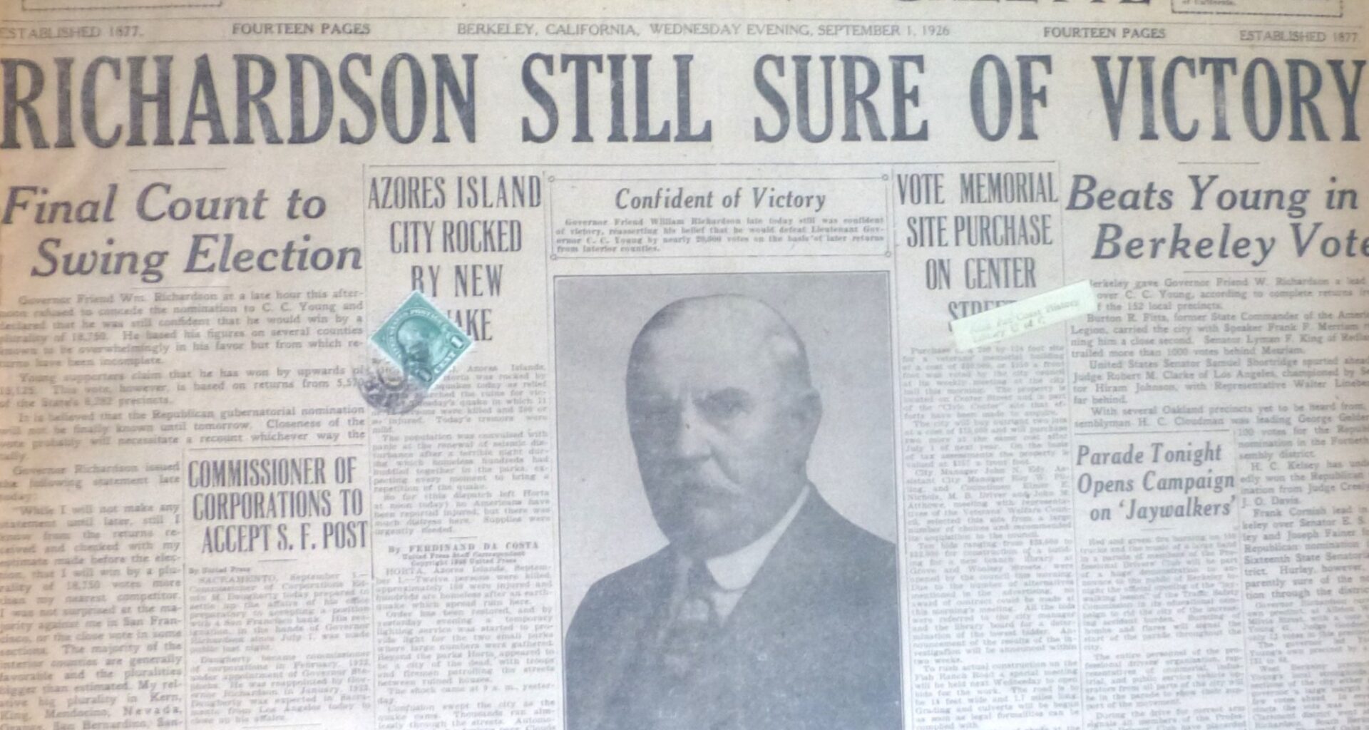 Berkeley, a Look Back: Young defeats Richardson to be GOP candidate
