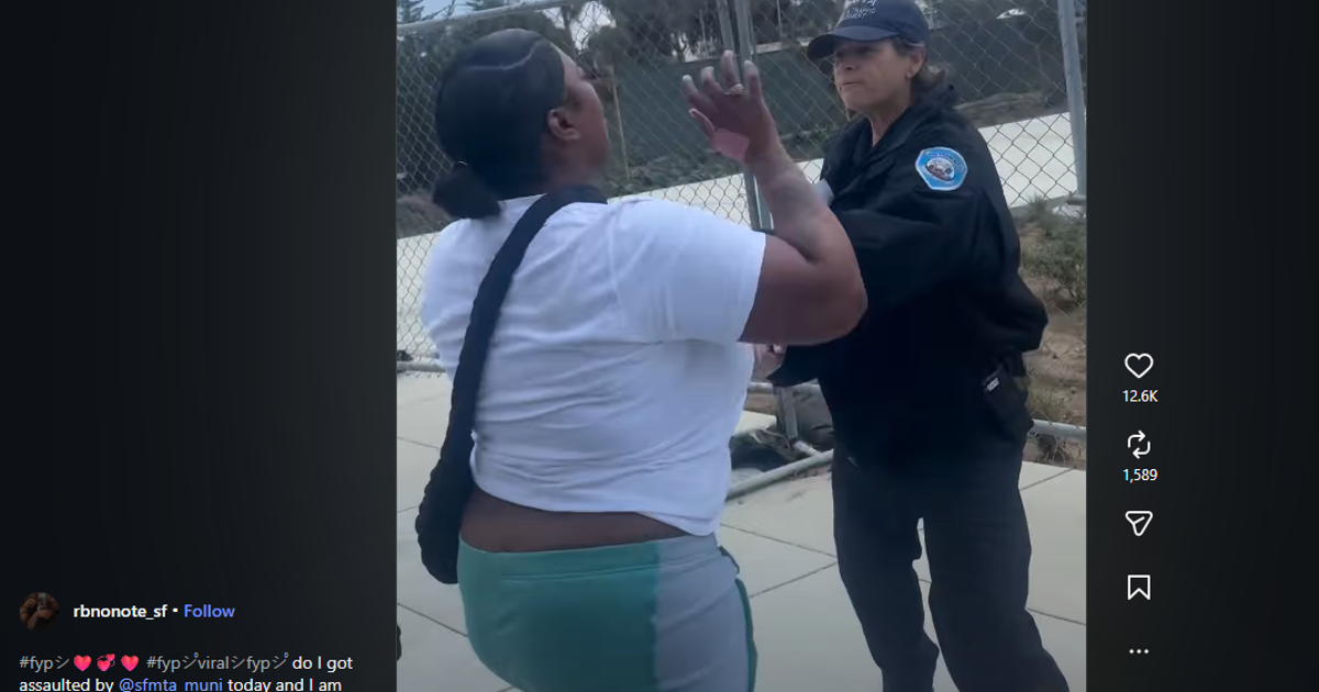 SFPD investigating viral altercation involving SFMTA officer on Treasure Island