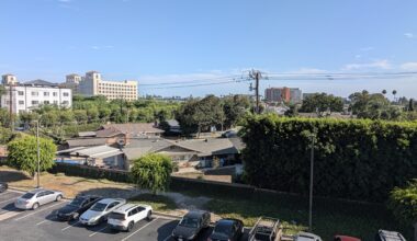 View From a Hotel Balcony, 8/26/26: Anaheim