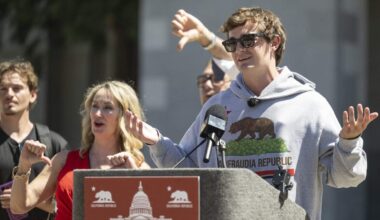 Nick Shirley protest draws supporters, counterprotesters