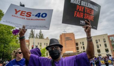 Union rallies support for Prop. 40 at Sacramento hospital