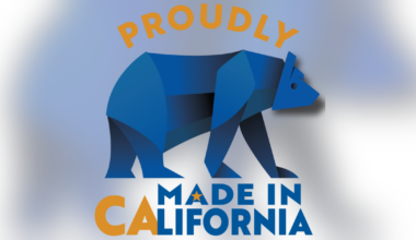 "Made in California" label to help consumers identify products made in the Golden State