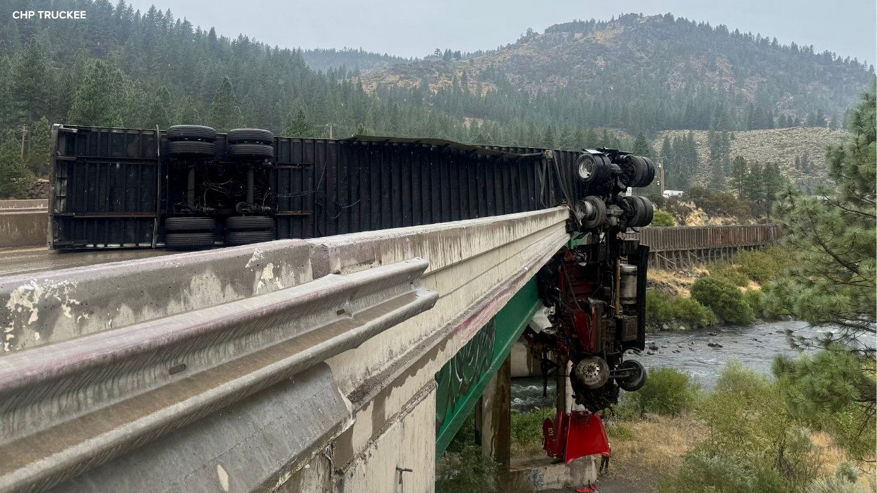 A solo big rig crash on I-80 in Nevada County caused major traffic delays Friday.