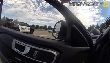 Video shows five deputies shoot armed man on I-80