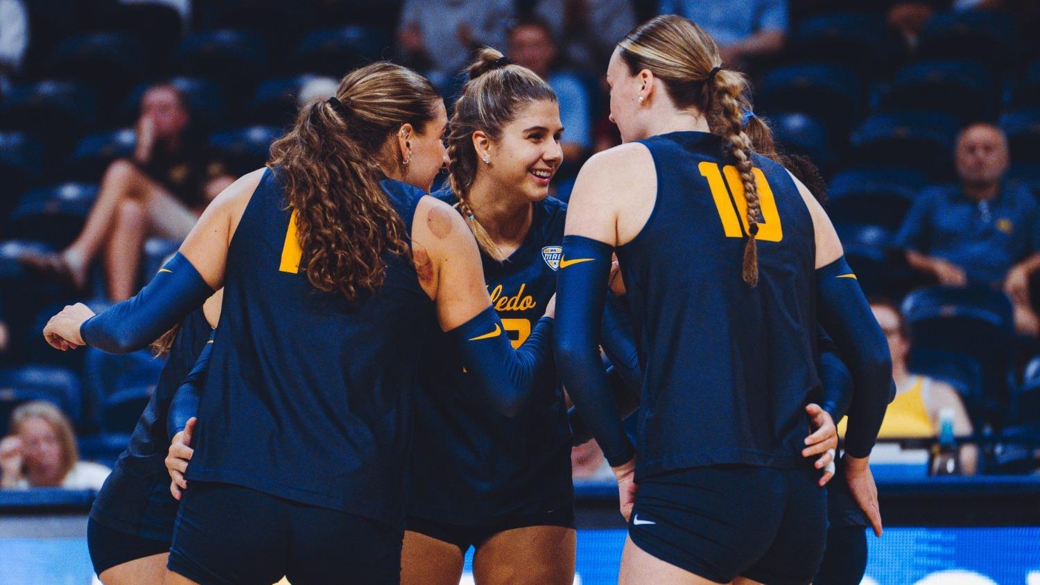 Toledo Rolls to Sweeps Over Binghamton and Oakland to Close Out Rocket Invitational