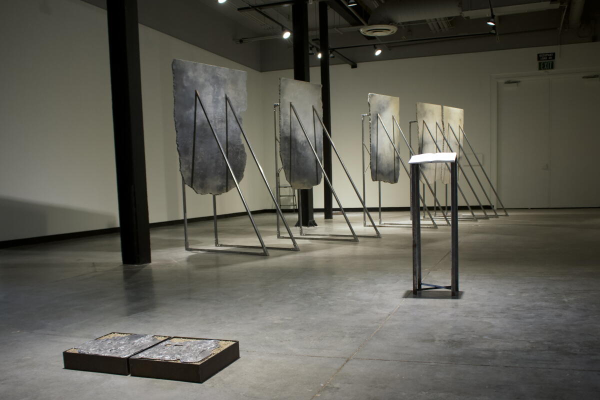 Grand Central Art Center’s main gallery exhibition, “A Boundary Meant to Separate” in Santa Ana.