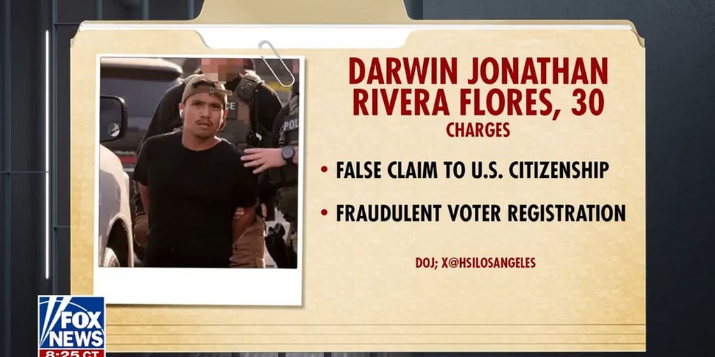 Honduran national arrested for alleged voter fraud in California