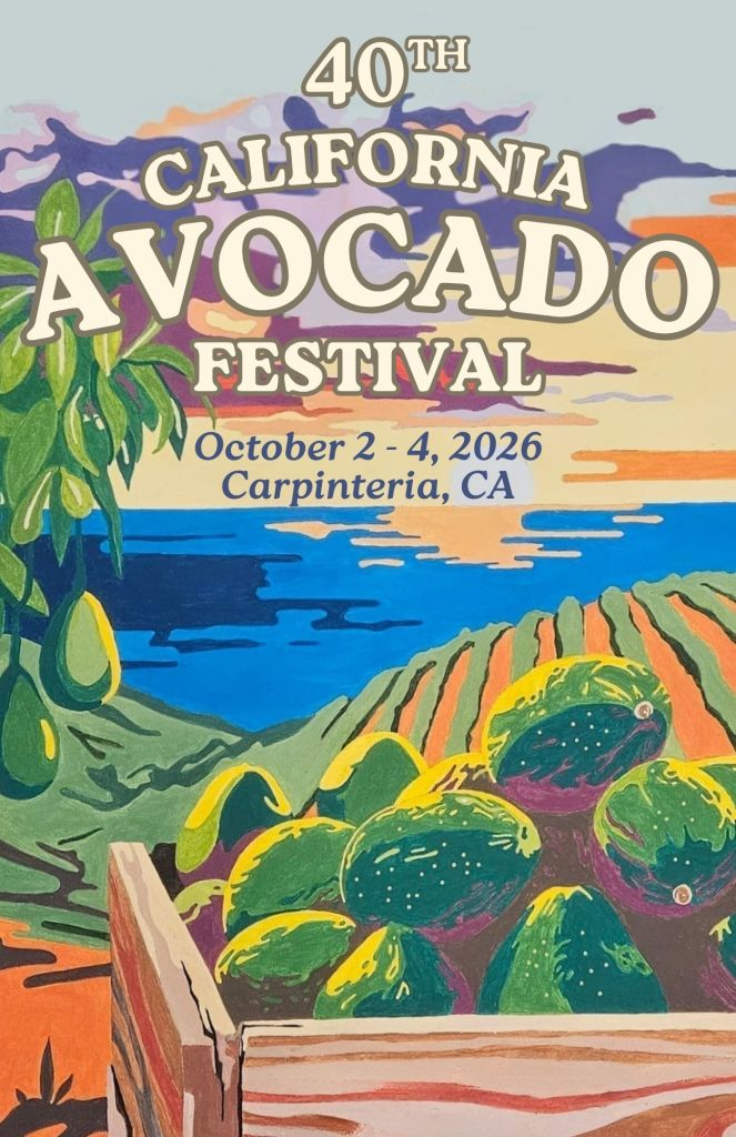 California Avocado Festival Reveals Official Poster for 40th Anniversary Celebration