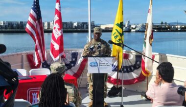 USACE, Port of Oakland officials sign milestone design agreement aboard USS Potomac